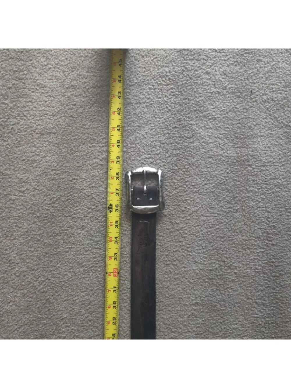 Studio D'artisan leather belt - big buckle